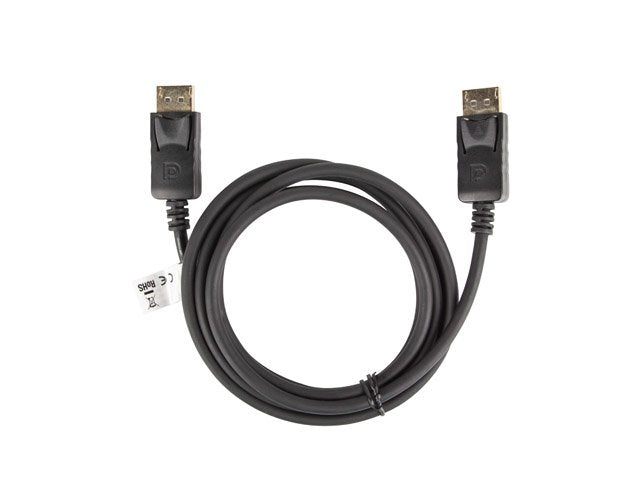 Lanberg Cable Displayport M/M 1.80m Negro Ca-Dpdp-10cc-0018-Bk