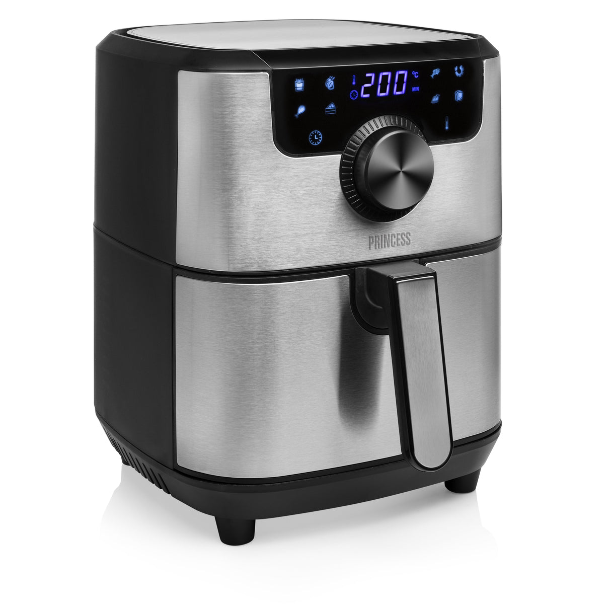 EAN 8713016091499 - Princess 182033 Sencillo 4,5 L Independiente 1500 W Freidora de aire caliente Plata imagen 1