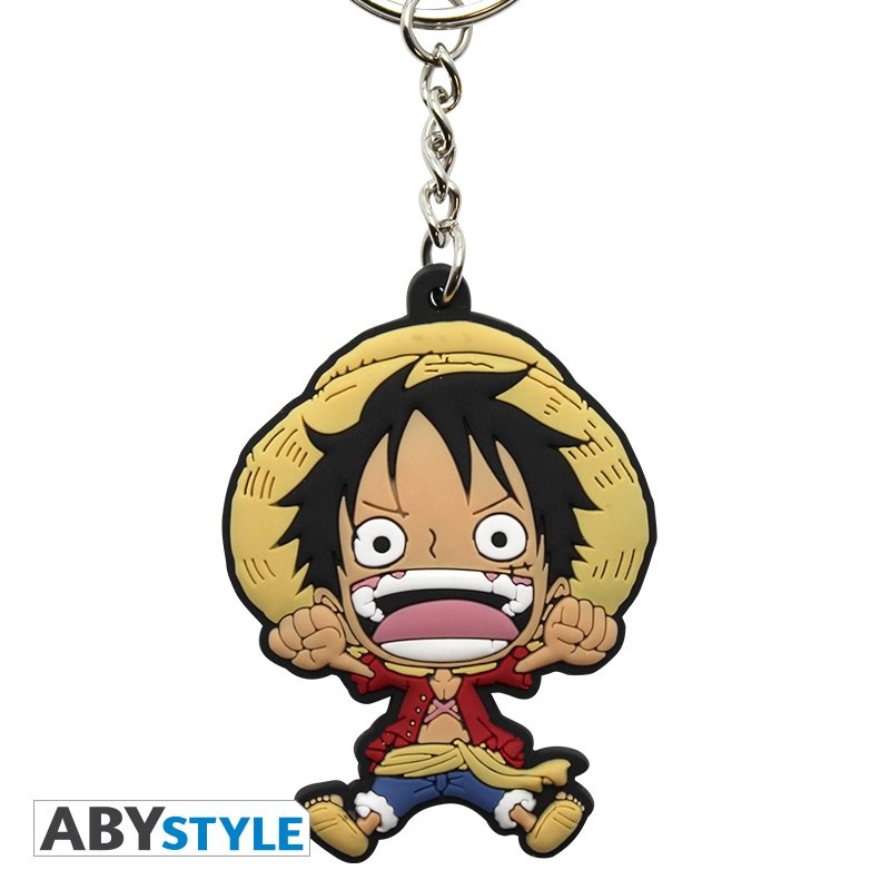 Llavero Pvc Abystyle Luffy Super Deformed