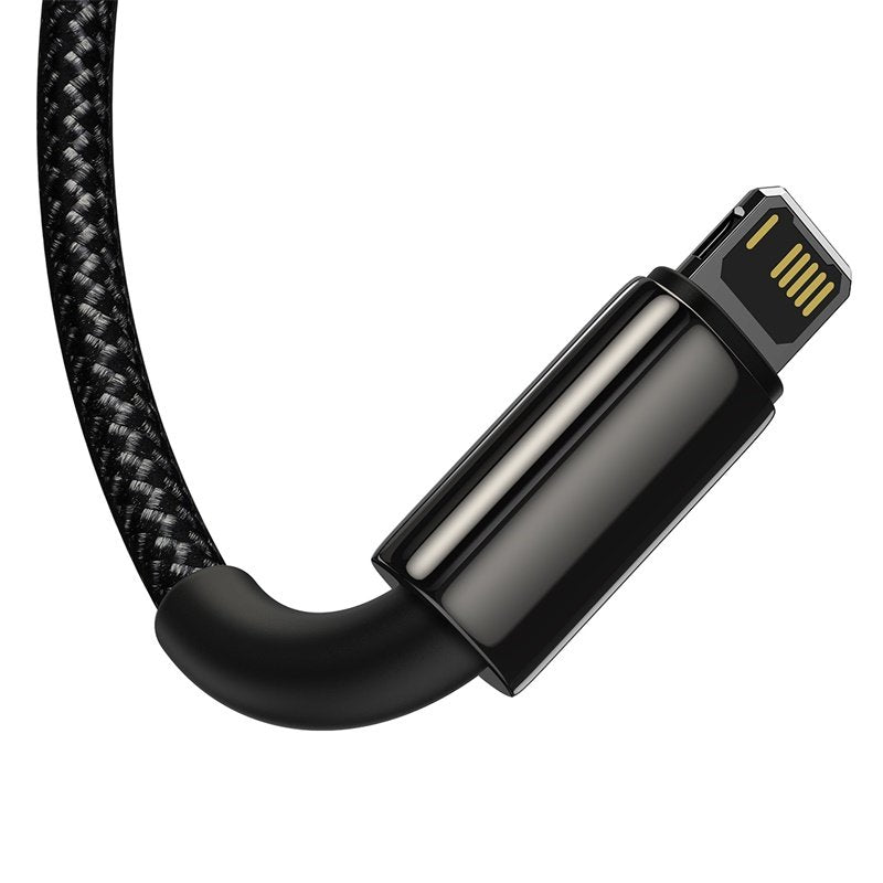 EAN 6953156204973 - Baseus Tungsten Gold 3-in-1 cable USB USB 2.0 1,5 m USB A USB C/Micro USB A/Lightning Negro imagen 3