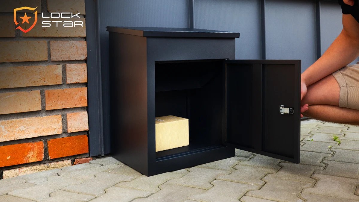 Extralink Lockstar Paketbox, 44x34x55cm Stahlschrank