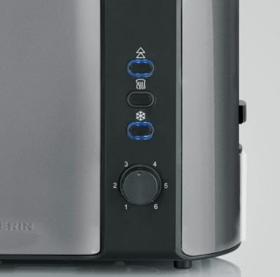 Tostadora Automática Severin At 9573 Gris/Negro, 800 Vatios, 2 Rebanadas 4008146045684