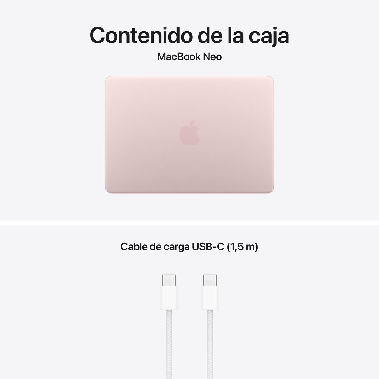Apple Macbook Neo 13' A18 Pro 6-Core Cpu 8gb 512gb Ssd 5-Core Gpu Touch-Id Rosa Nube