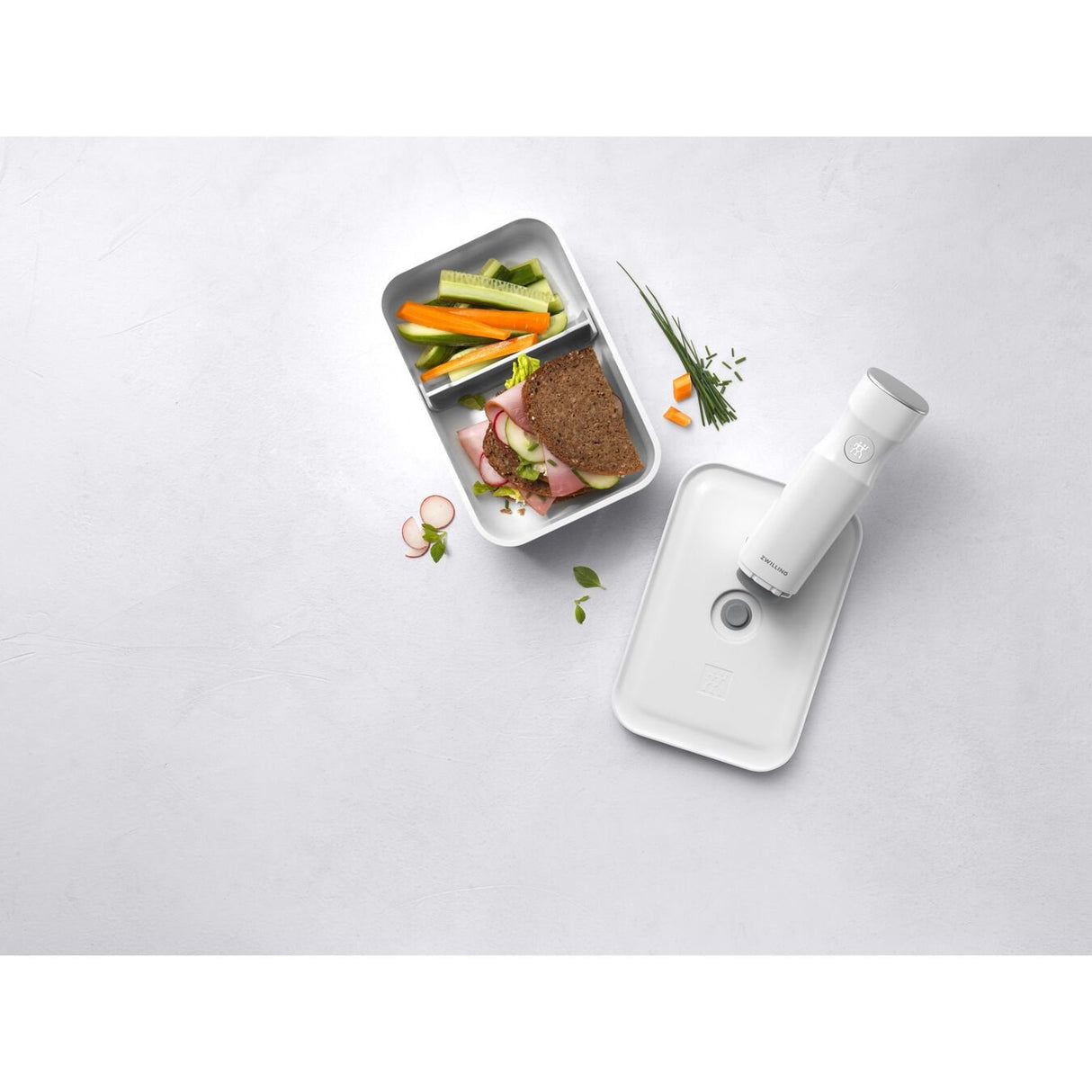 EAN 4009839523977 - ZWILLING FRESH & SAVE Táper 1,6 L Plástico Gris, Blanco 1 pieza(s) imagen 5