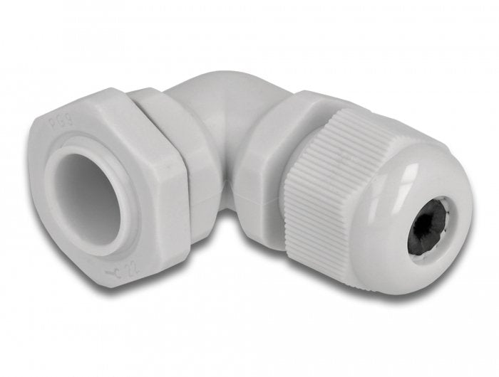 Delock Prensaestopas 90° Angulado Pg9 Gris