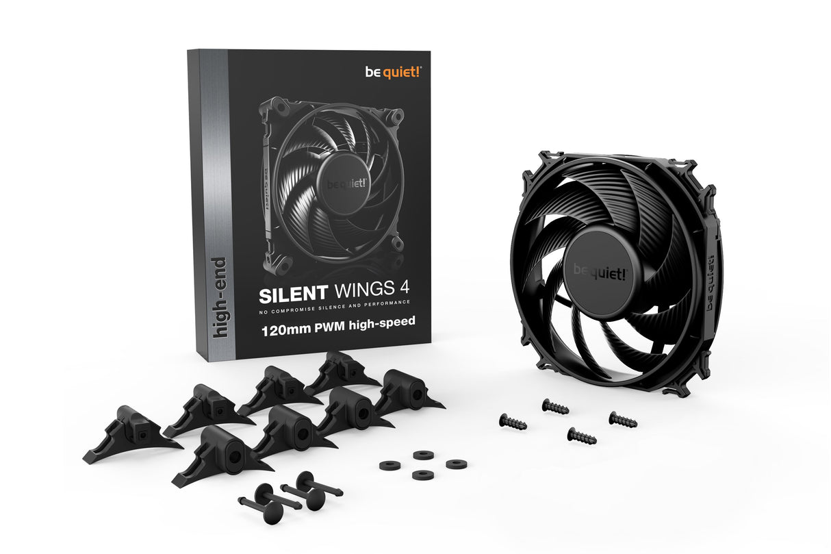 EAN 4260052188866 - be quiet! SILENT WINGS 4 | 120mm PWM high-speed Carcasa del ordenador Ventilador 12 cm Negro 1 pieza(s) imagen 4