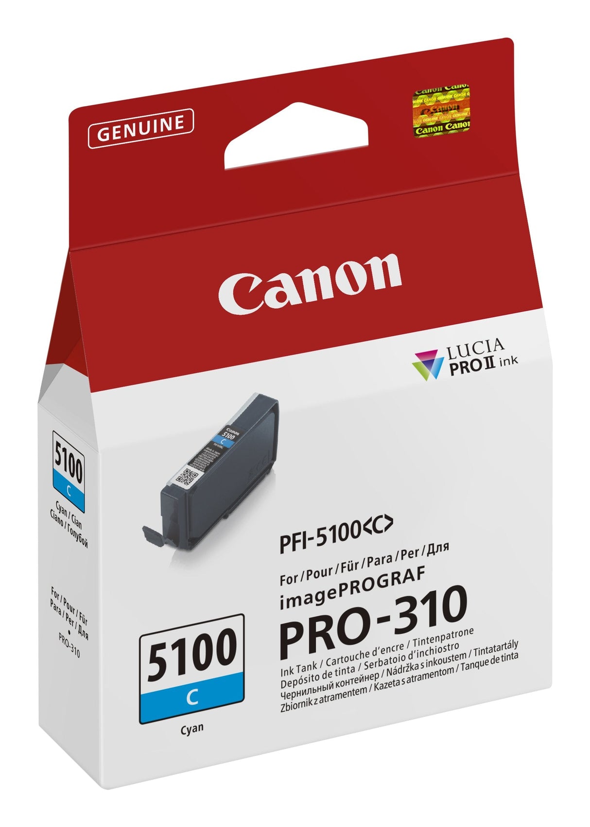 Canon Tinta Cian Pfi-5100c 6953c001 14ml