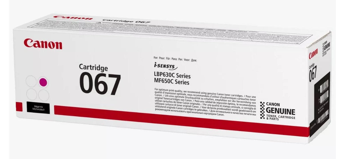 EAN 4549292187502 - Canon 067 cartucho de tóner 1 pieza(s) Original Magenta imagen 3