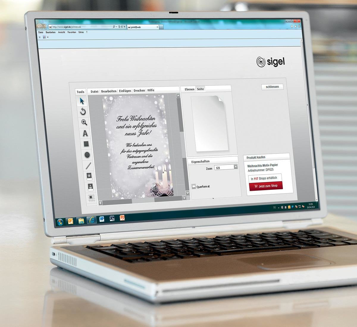 Sigel Weihnachtsbriefpapier Din A4 90 G M²