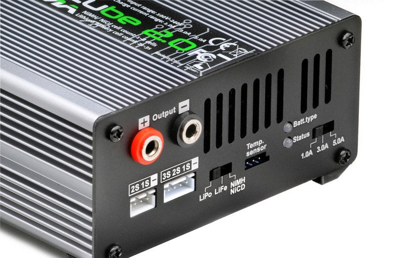 Absima Cube 2.0 Modellbau-Cargador 5000 Ma Lipo Lifepo Nimh Nicd