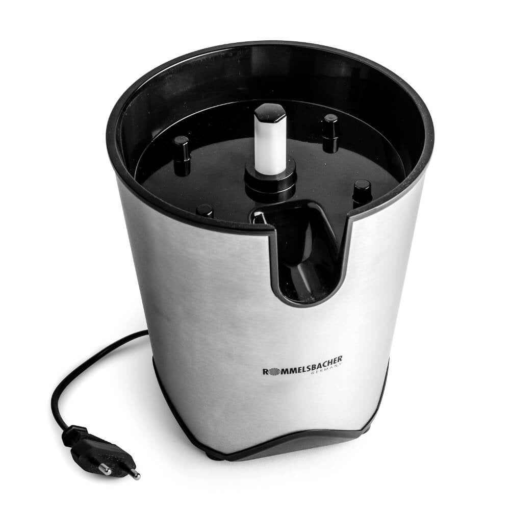 EAN 4001797855206 - Rommelsbacher ZP 60/E prensa de cítricos eléctricos 100 W Negro, Acero inoxidable imagen 3