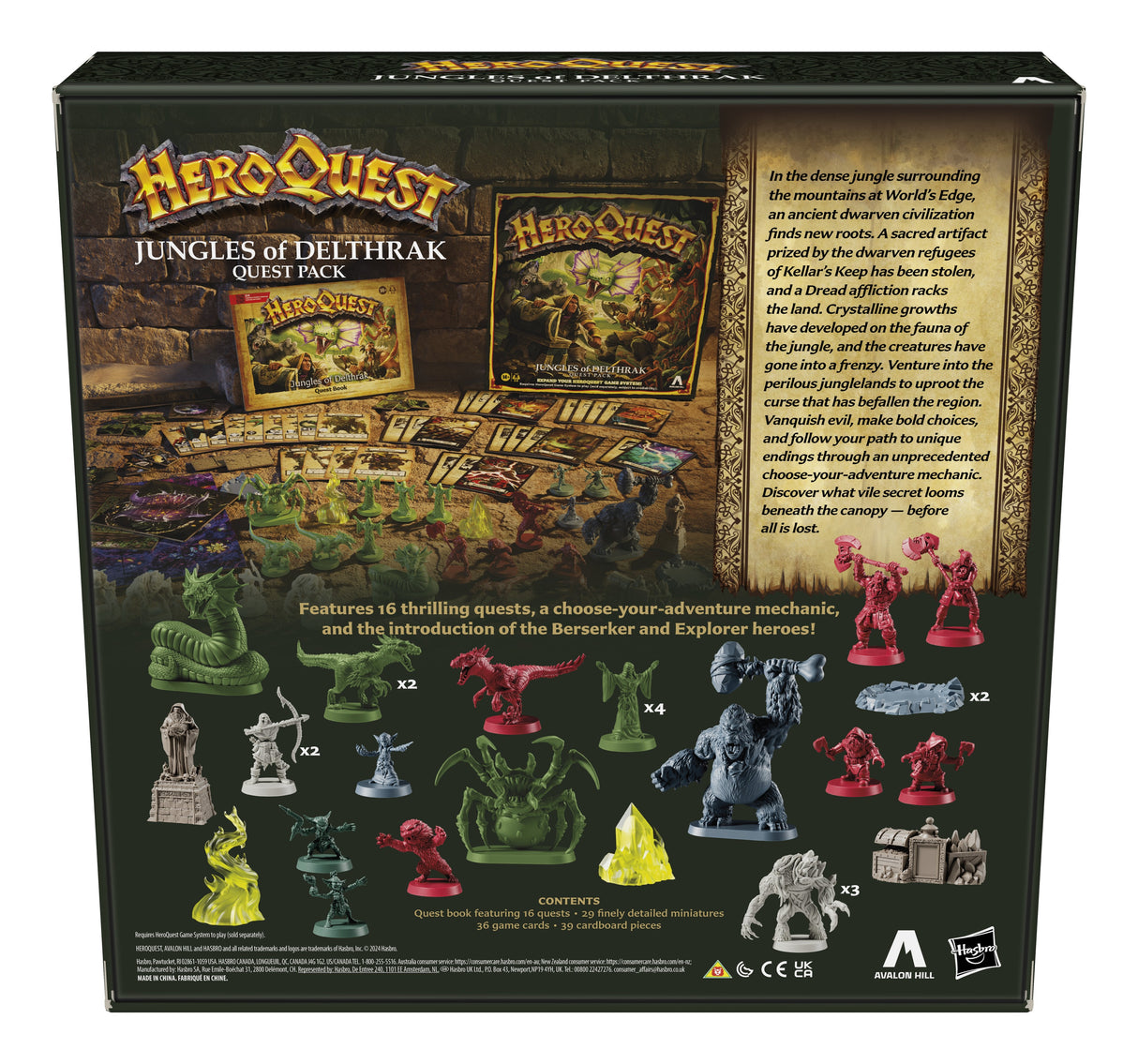 Expansion Juego De Mesa Selvas De Delthark Heroquest Ingles