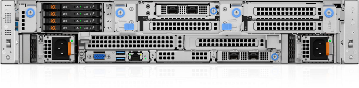 Dell Poweredge R570 Smart Selection Intel Xeon 6517p 32gb 2x960gb Ssd Sata 2x1100w H965i 3y Basic Nbd