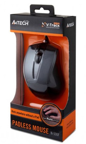 EAN 4711421859370 - A4Tech N-500F ratón Oficina mano derecha USB tipo A V-Track 1600 DPI imagen 2
