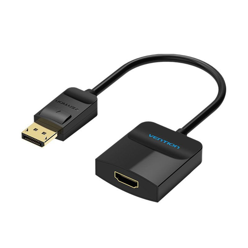 Cable Conversor Vention Hbgbb Displayport Macho Hdmi Hembra 15cm Negro