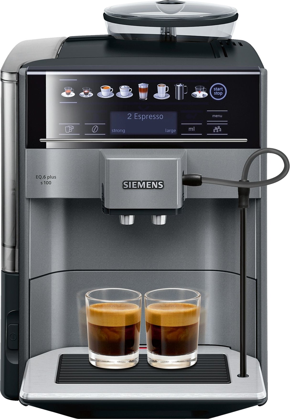 Cafetera Espresso Automática Siemens Te651209rw (1500w; Color Negro)