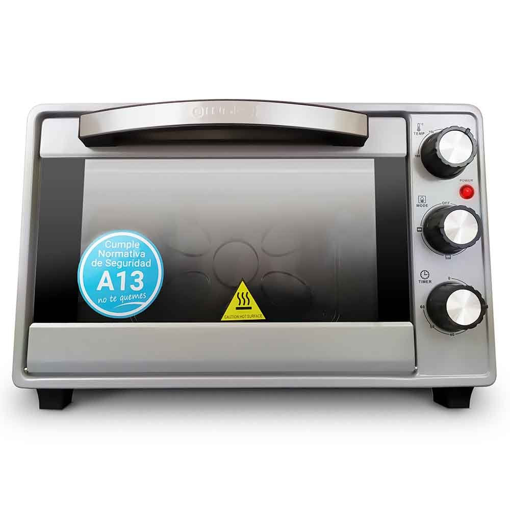 Horno Eléctrico Multifunción Grunkel 23l Plata Hr-23silver