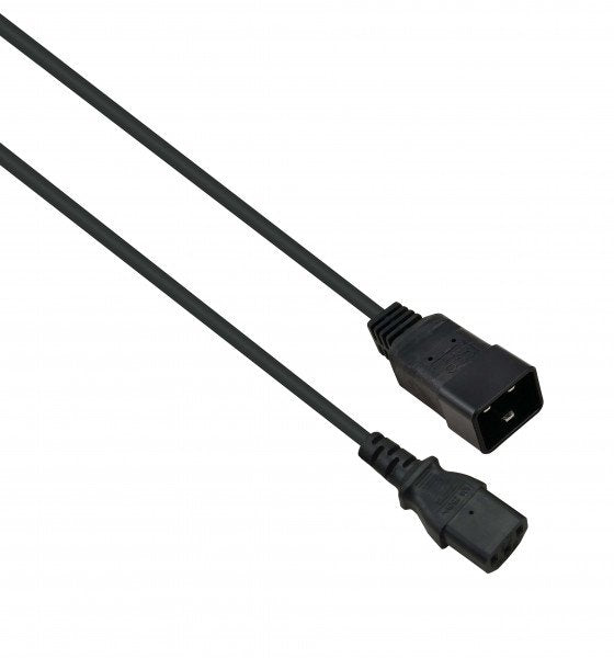 Helos Cable De Alimentacion C13 A C20, Negro 1,8m