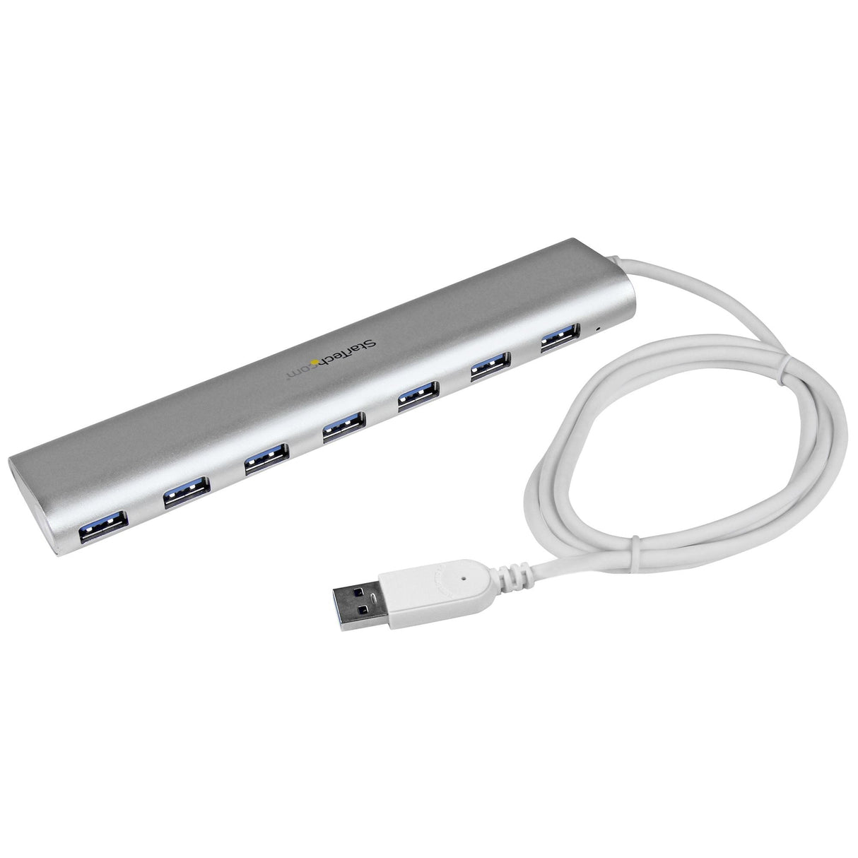 EAN 0065030861724 - StarTech.com ST73007UA hub de interfaz USB 3.2 Gen 1 (3.1 Gen 1) Type-A 5000 Mbit/s Plata, Blanco imagen 1