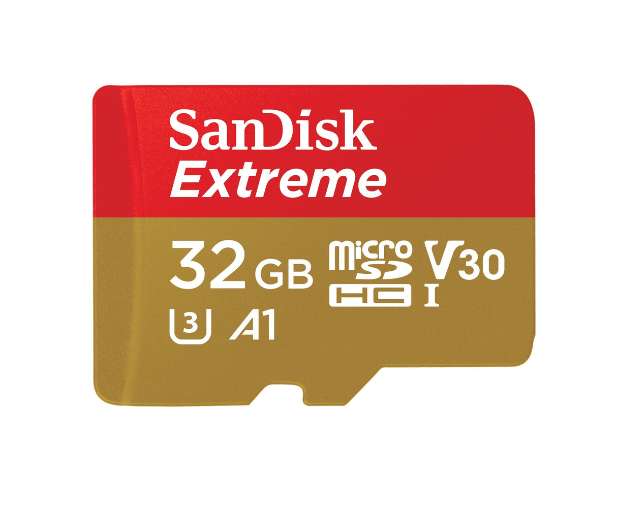 Tarjeta De Memoria Sandisk Extreme 32gb Microsd Hc Uhs-I Con Adaptador Clase 10 100mbs