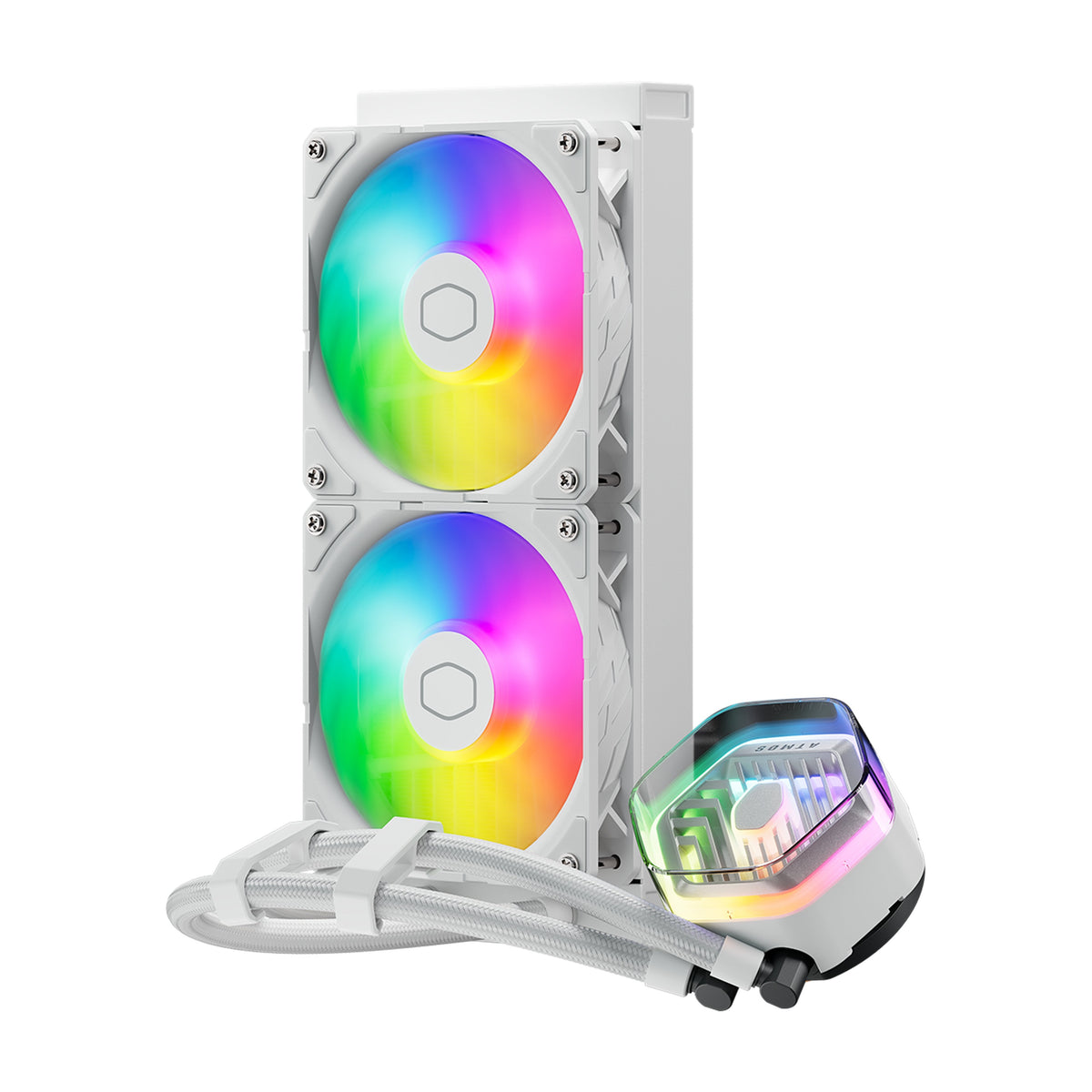 Kit De Refrigeración Líquida Cooler Master Masterliquid 240 Atmos White Procesador 12 Cm Blanco 1 Pieza(S)