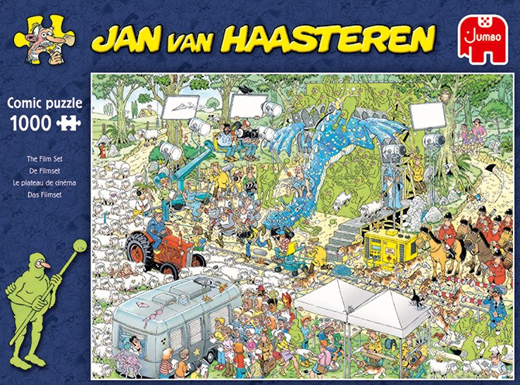 Jumbo Jan Van Haasteren Das Filmset 1000 Teile Puzzle (19074)