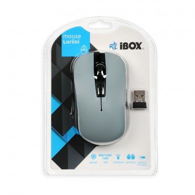 EAN 5901443052043 - iBox LORIINI ratón Ambidextro RF inalámbrico Óptico 1600 DPI imagen 6