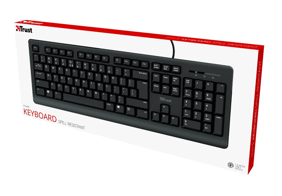 Trust Primo Keyboard Pt  Teclado Portugues  24142