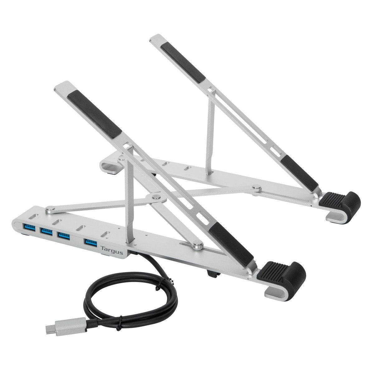 Soporte Para Portatil Targus Con Hub Integrado 4x Usb- A Plata