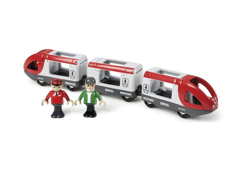 Brio World World Red Travel Train, Red/Weiss Play Vehicle 33505