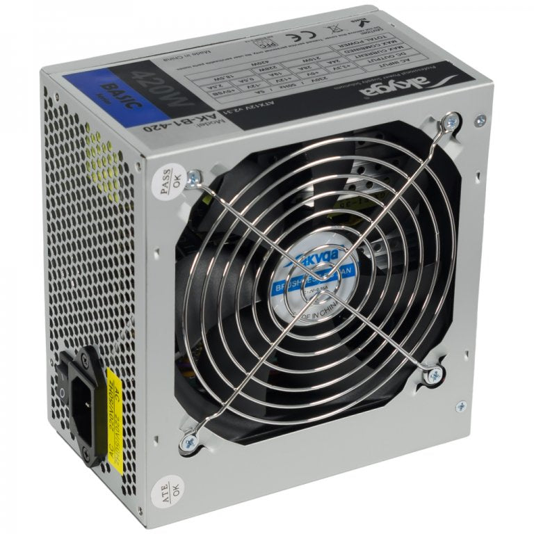EAN 5901720130310 - Akyga AK-B1-420 unidad de fuente de alimentación 420 W 20+4 pin ATX ATX Gris imagen 2