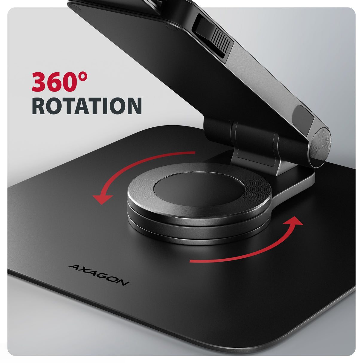 EAN 8595247909206 - Axagon STND-LRB Laptop-Ständer, 360° drehbar, Doppelgelenk, verlängerbar Soporte para ordenador portátil imagen 3