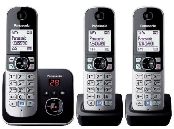 EAN 5025232675432 - Panasonic KX-TG6823GB teléfono Teléfono DECT Identificador de llamadas Negro, Plata imagen 2
