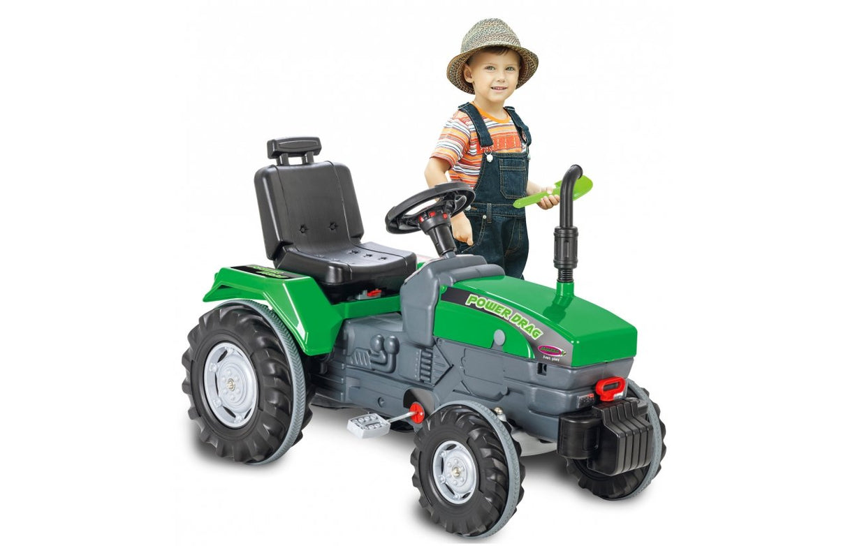 EAN 4042774460532 - Jamara Pedal Tractor Power Drag Correpasillos con forma de tractor imagen 1