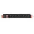 EAN 8051128100488 - Techly I-CASE STRIP-81UD unidad de distribución de energía (PDU) 8 salidas AC 1U Negro, Rojo imagen 1