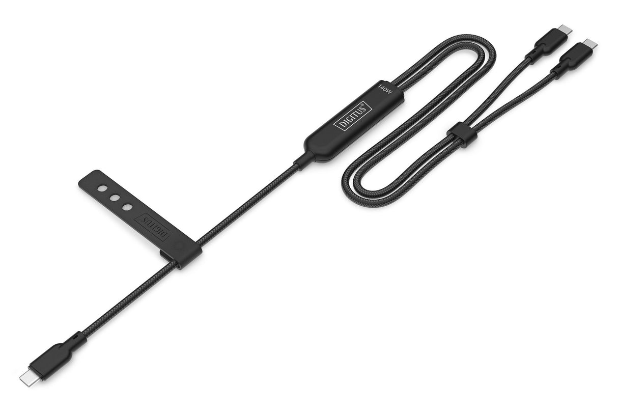 EAN 4016032505709 - Digitus AK-300170-018-S cable USB USB 2.0 USB C 2 x USB C Negro imagen 1