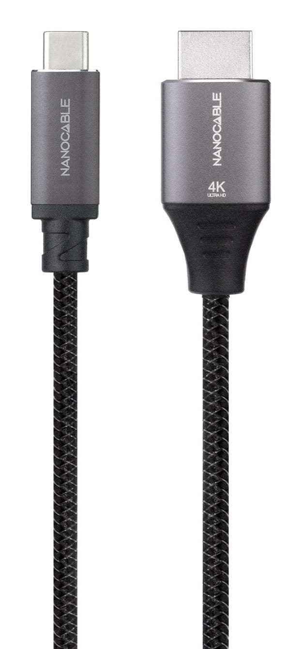Cable Usb-C/M -Hdmi/M 2.0 4k 60hz, Negro 1.8m
