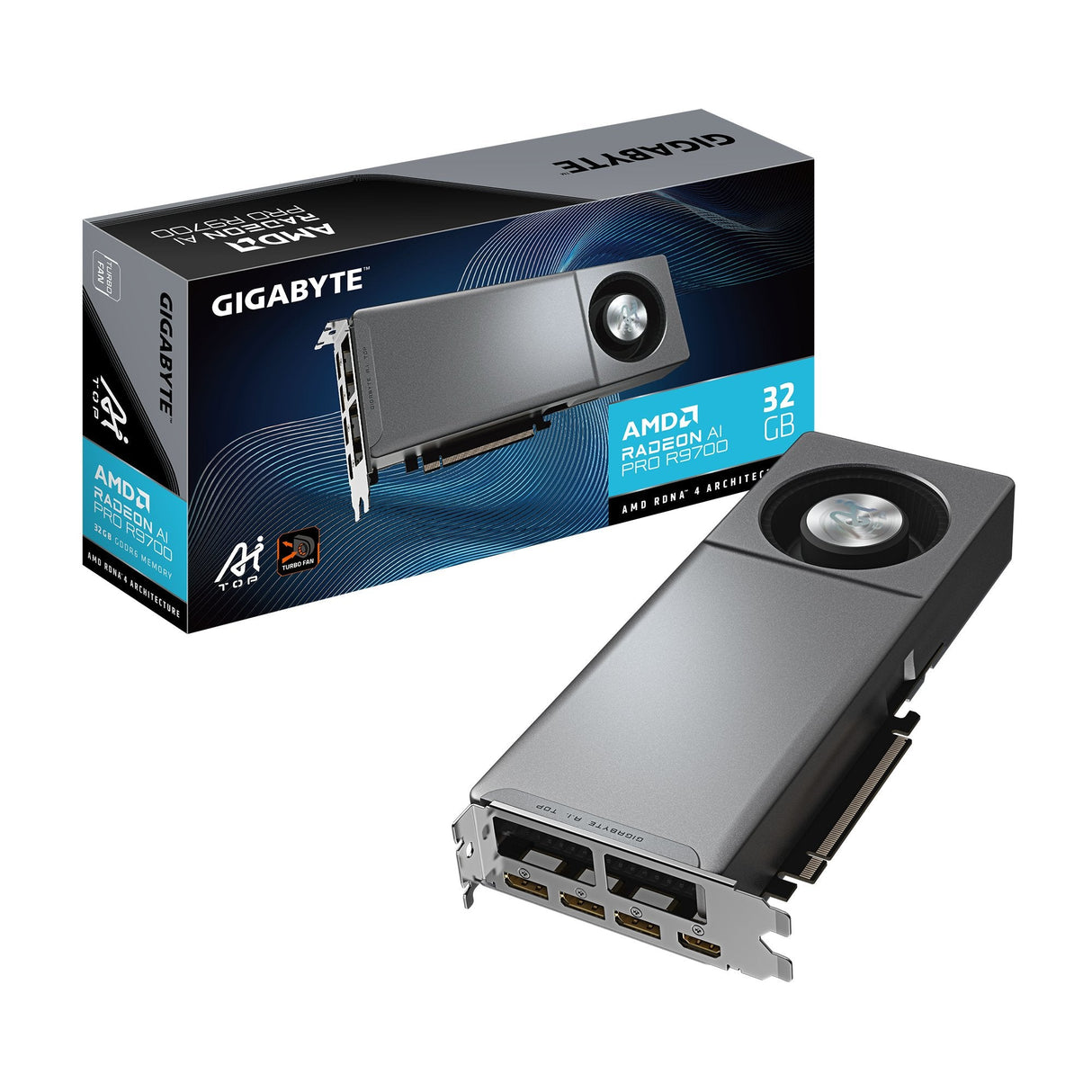 Ai Pro 9700 32gb Gigabyte Radeon Turbo Fan Gddr6