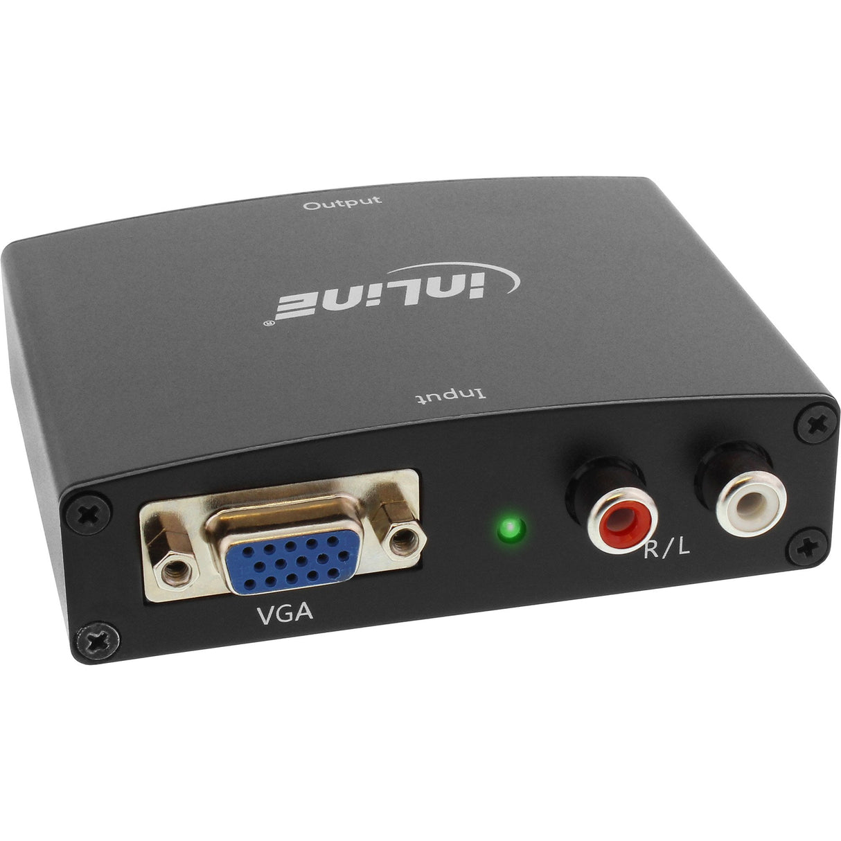 Convertidor Inline Entrada Vga + Audio A Hdmi Salida De Audio Vga Y Rca Hdmi