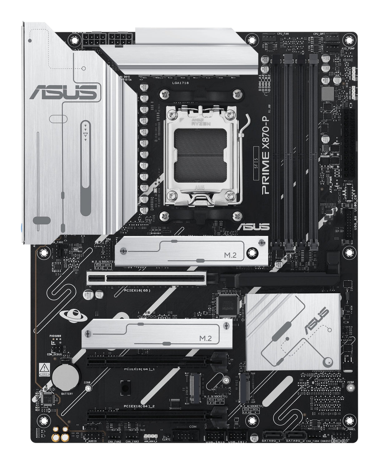 EAN 4711387723036 - ASUS PRIME X870-P AMD X870 Zócalo AM5 ATX imagen 2