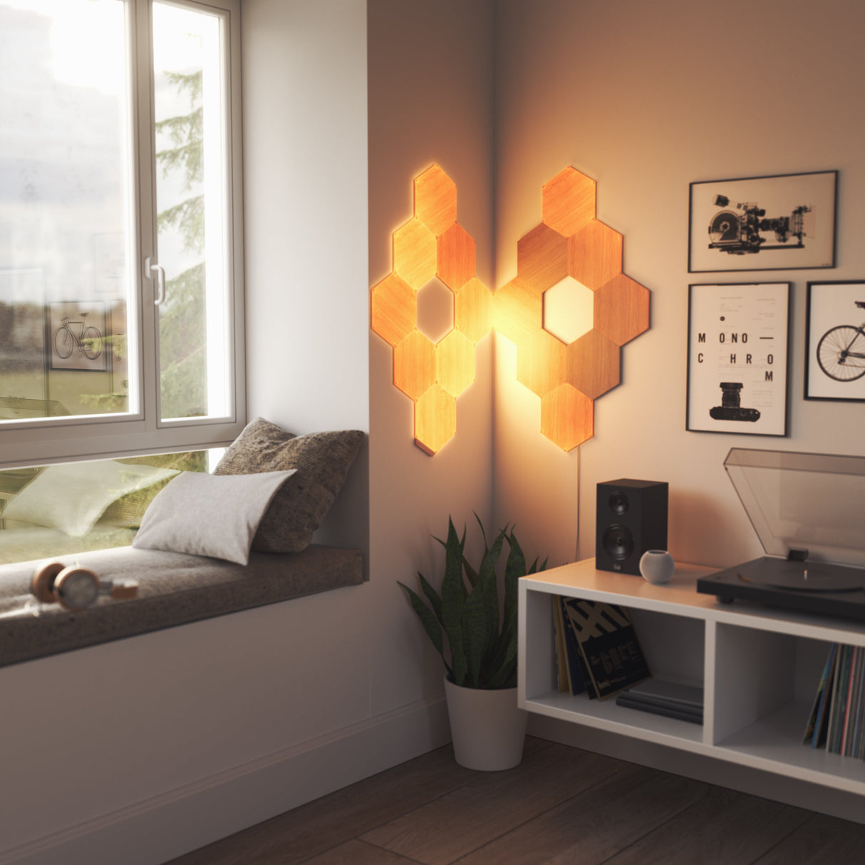 Panel Led Nanoleaf Elements Hexagons Starterkit 13pk
