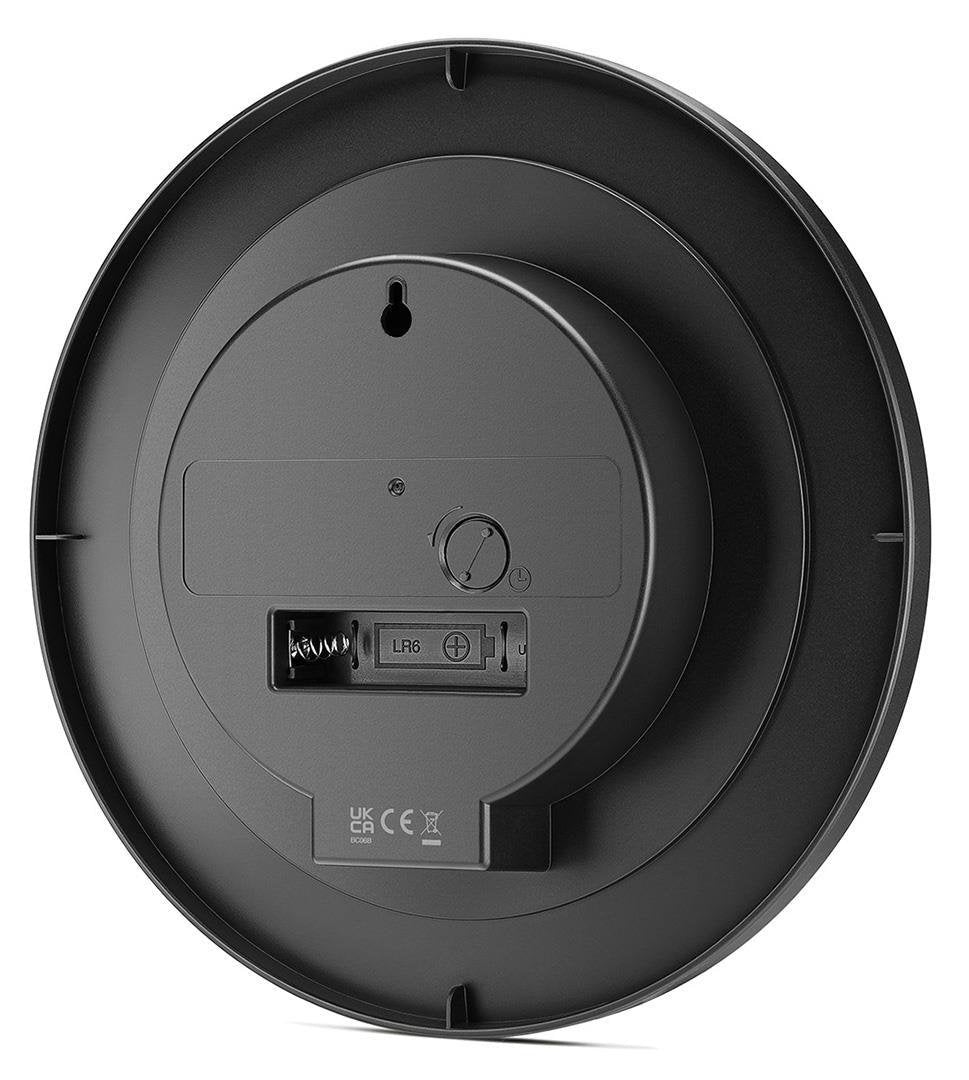 Braun Bc 06 B Reloj De Pared De Cuarzo Analógico Negro