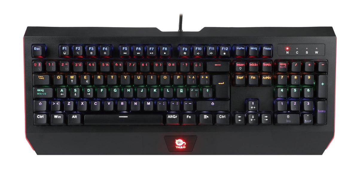EAN 8436550236170 - TALIUS TAL-RUNE teclado Juego USB QWERTY Español Negro, Rojo imagen 1