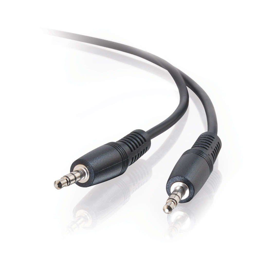 Cable C2g De Audio Mini-Phone Stereo 3.5 Mm Macho A Mini-Phone Stereo 3.5 Mm Macho 10 M Blindado