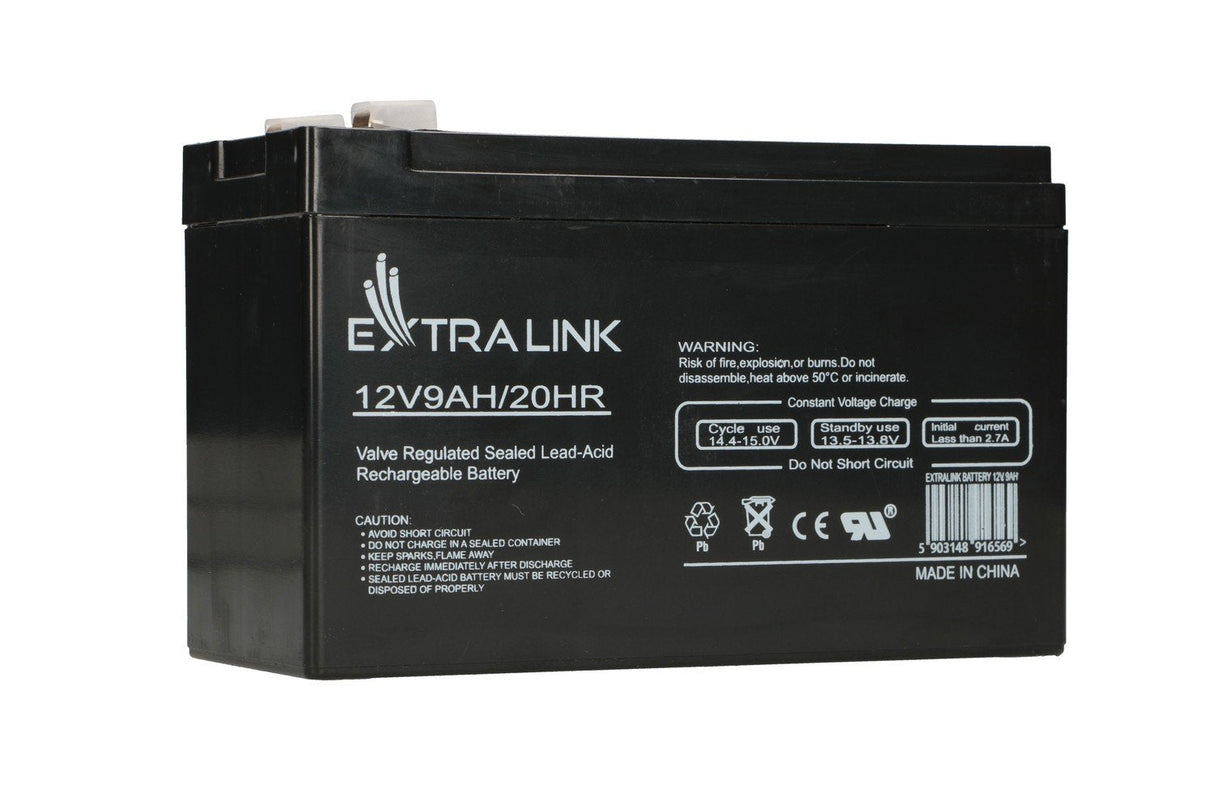 Extralink Akumulator Battery Accumulator Agm 12v 9ah Sealed Lead Acid (Vrla)
