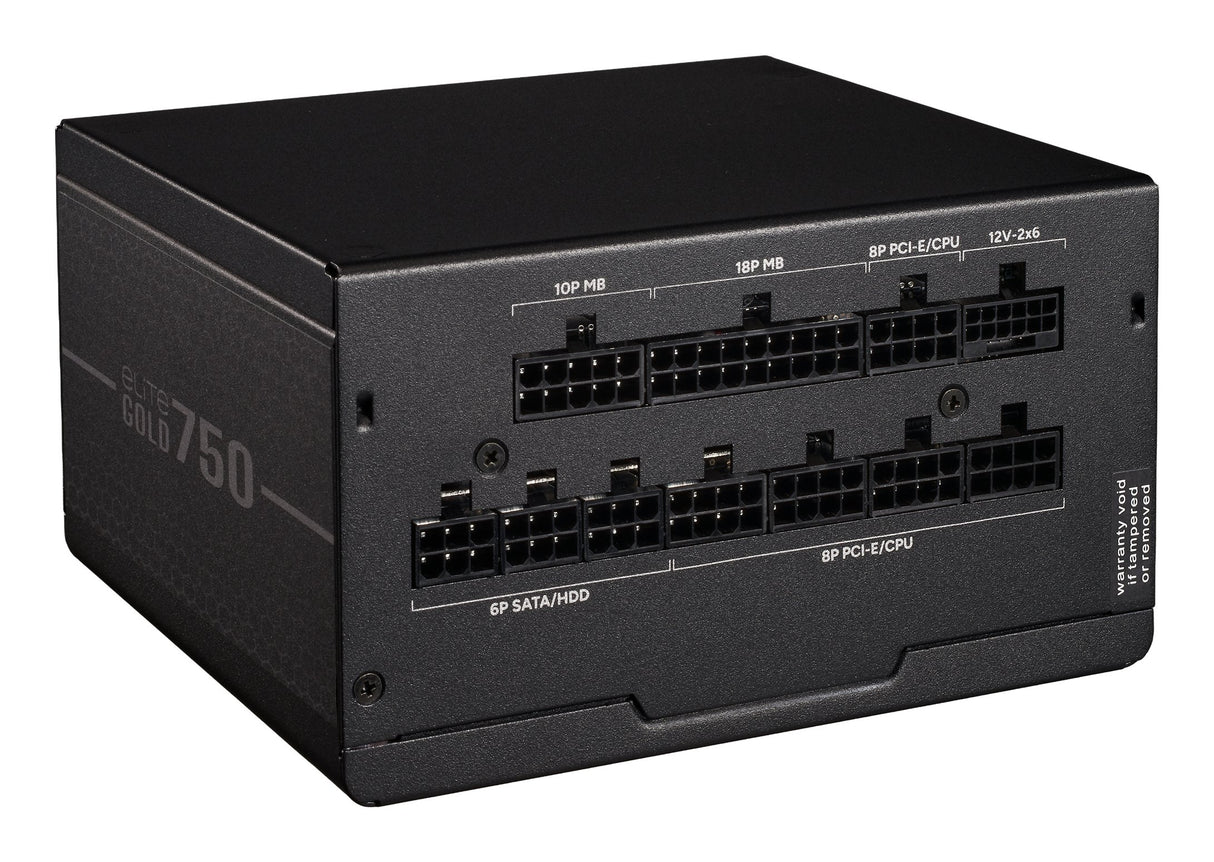 EAN 4719512162361 - Cooler Master Elite Gold 750 unidad de fuente de alimentación 750 W 24-pin ATX ATX Negro imagen 2