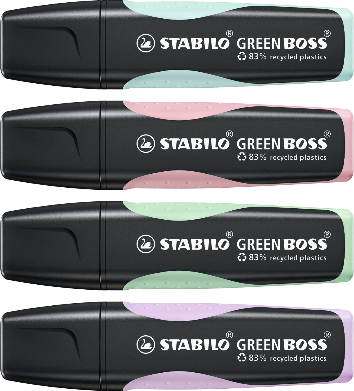 Stabilo Green Boss Marcador 4 Pieza(S) Punta De Cincel Verde, Menta, Rosa, Violeta
