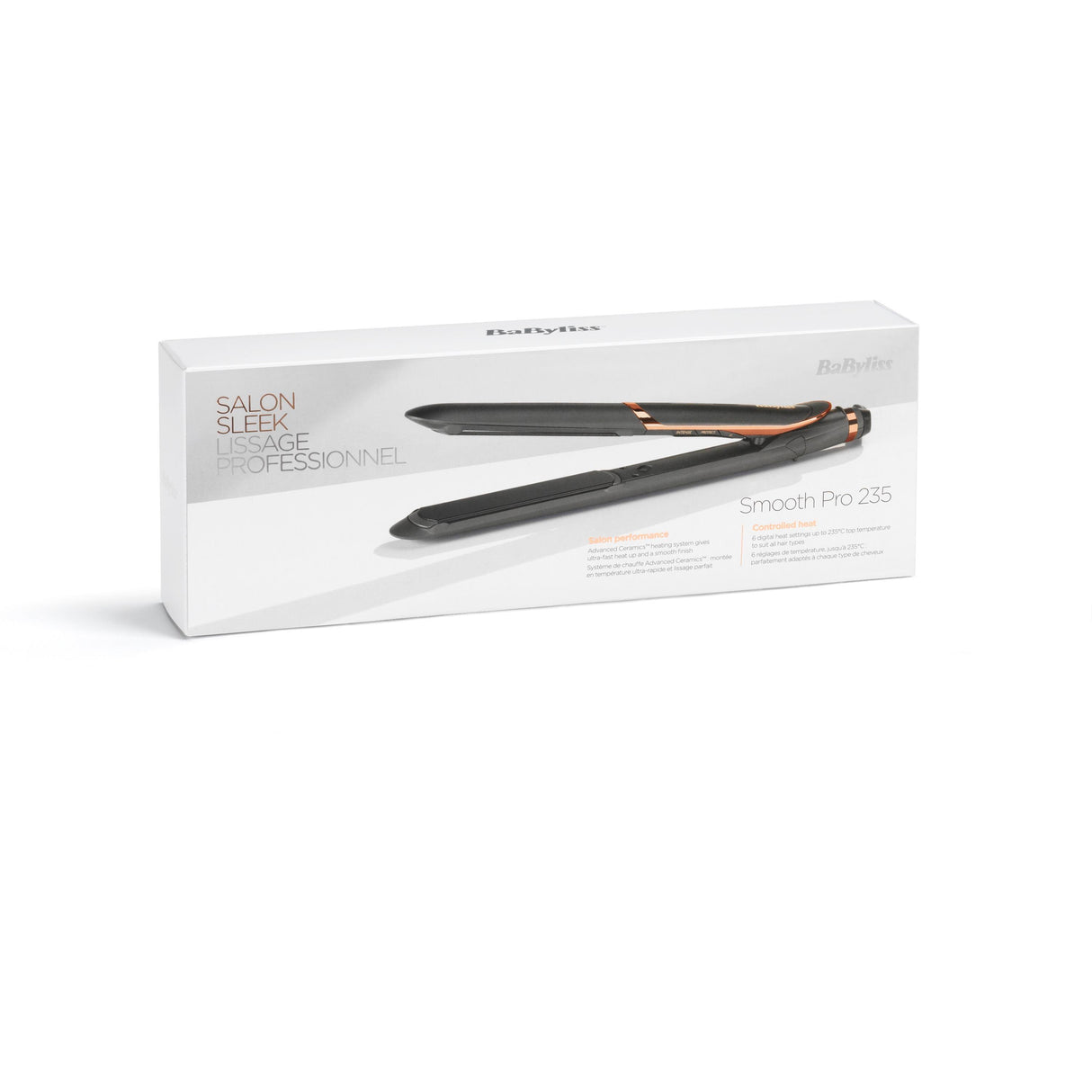 EAN 3030050185782 - BaByliss ST394E Utensilio de peinado Plancha de pelo Caliente Negro 42 W 3 m imagen 9