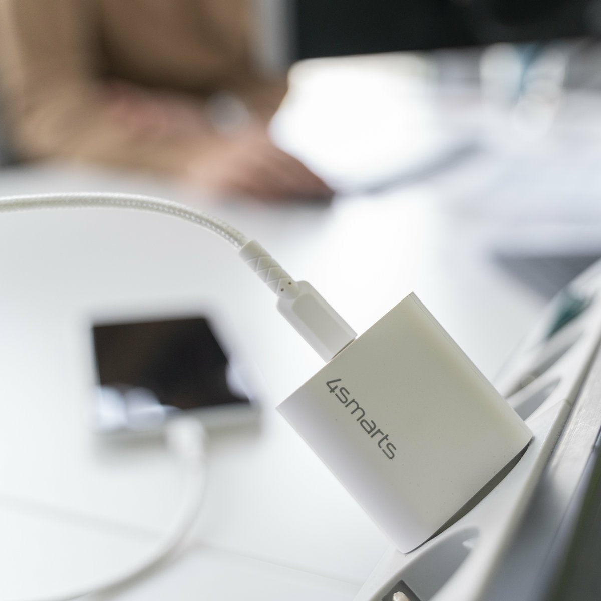 4smarts Cargador De Pared Usb-C Pd 20w Blanco