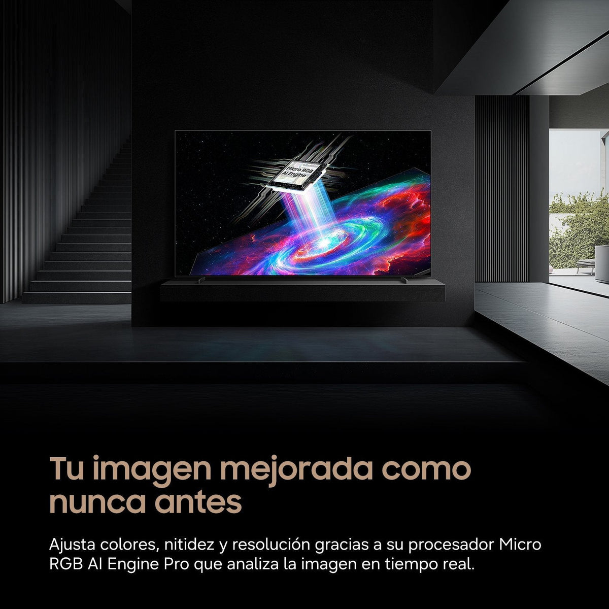 Televisor Samsung Micro Rgb Vision Ai R85h Tmr55r85hau 55' Ultra Hd 4k Smart Tv Wifi